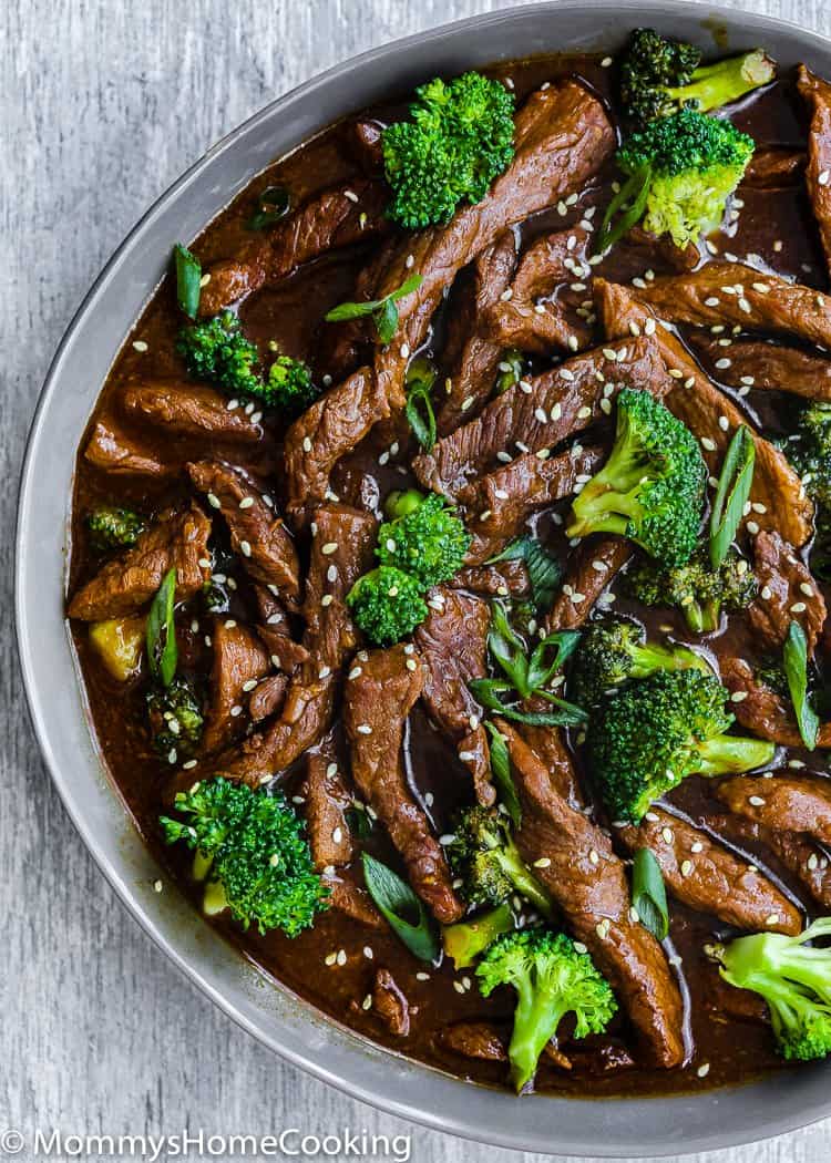 This Easy Instant Pot Beef and Broccoli is a delicious stir-fry recipe that results in a tender, tasty, and no-fuss dinner. Ready in 30 minutes. SO much better than any takeout! https://mommyshomecooking.com