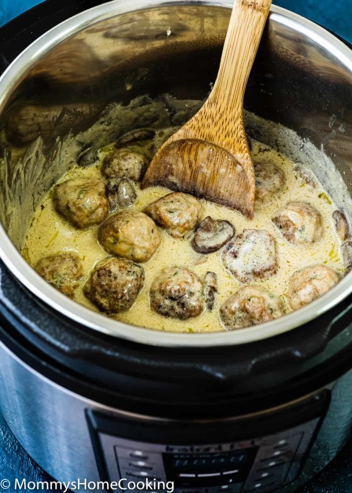 Easy Instant Pot Stroganoff Meatballs Mommy's Home Cooking