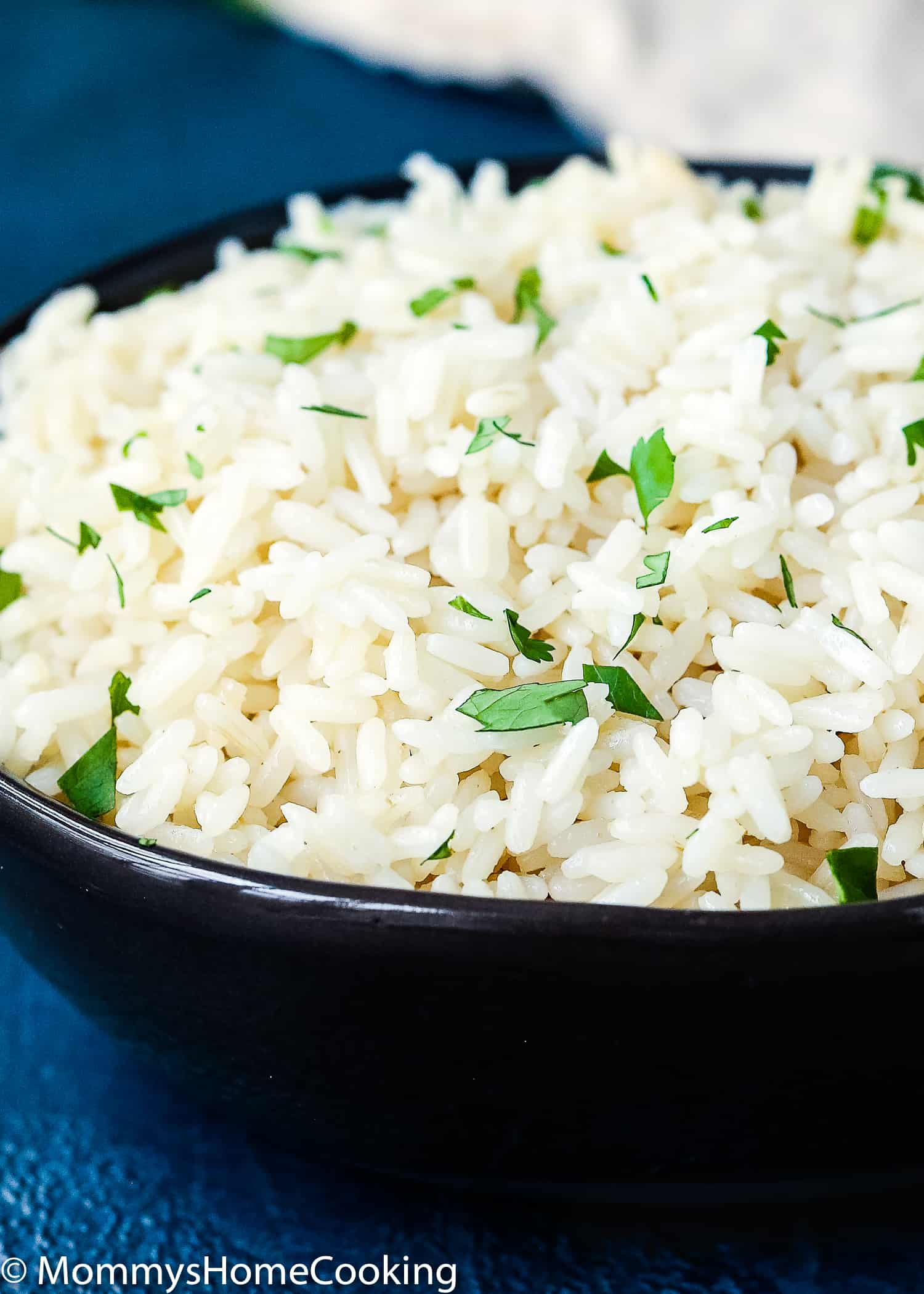 fool-proof Instant Pot Fluffy Rice in a bowl. 