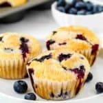 Eggless Blueberry Muffins | Mommy's Home Cooking