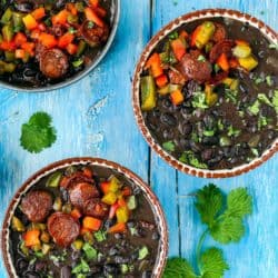 Instant Pot Black Beans with Chorizo | Mommy's Home Cooking