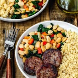 Easy Sausage and Bean Quinoa Bowl | Mommy's Home Cooking