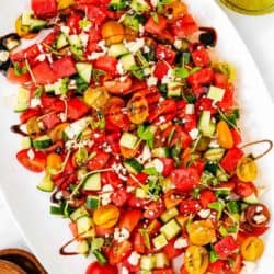 Easy Watermelon Summer Salad | Mommy's Home Cooking