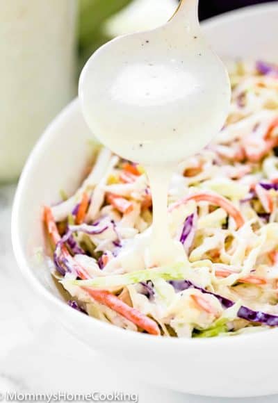 Easy Creamy Coleslaw | Mommy's Home Cooking