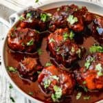 Instant Pot Honey Barbecue Beef Oxtails | Mommy's Home Cooking