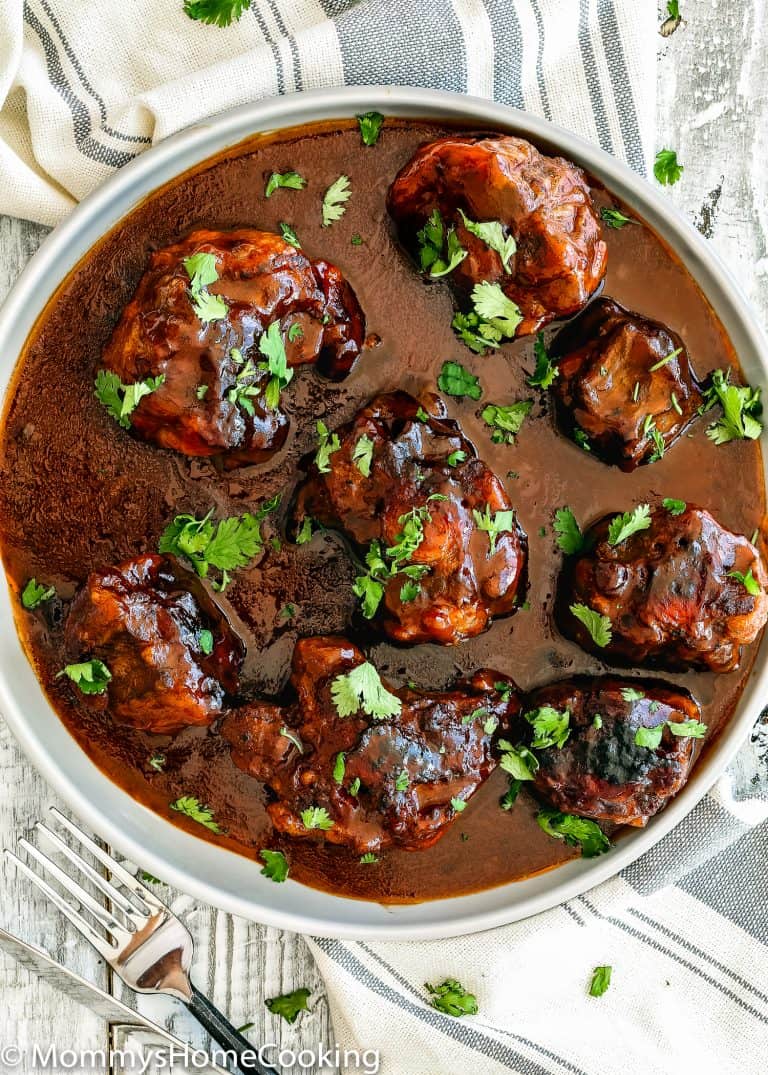 Instant Pot Honey Barbecue Beef Oxtails - Mommy's Home Cooking
