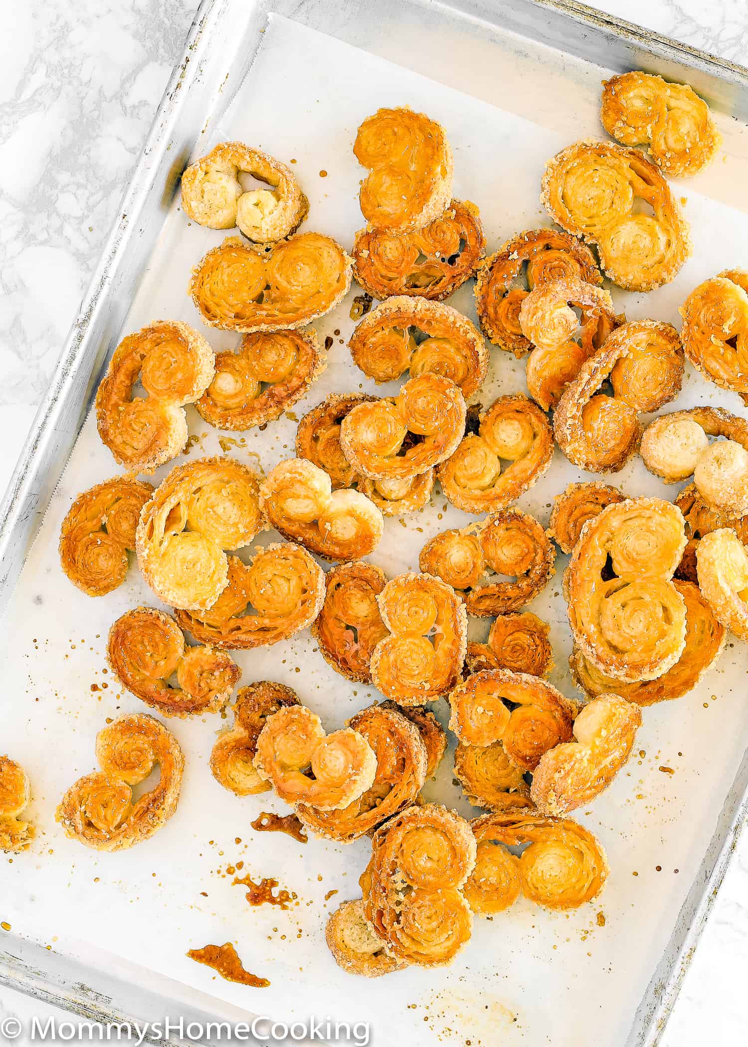 This Easy Palmiers recipe, made with just 2 ingredients, is one of my family’s all-time favorite treats! Perfect to share with family and friends during “Cafecito“ time. https://mommyshomecooking.com