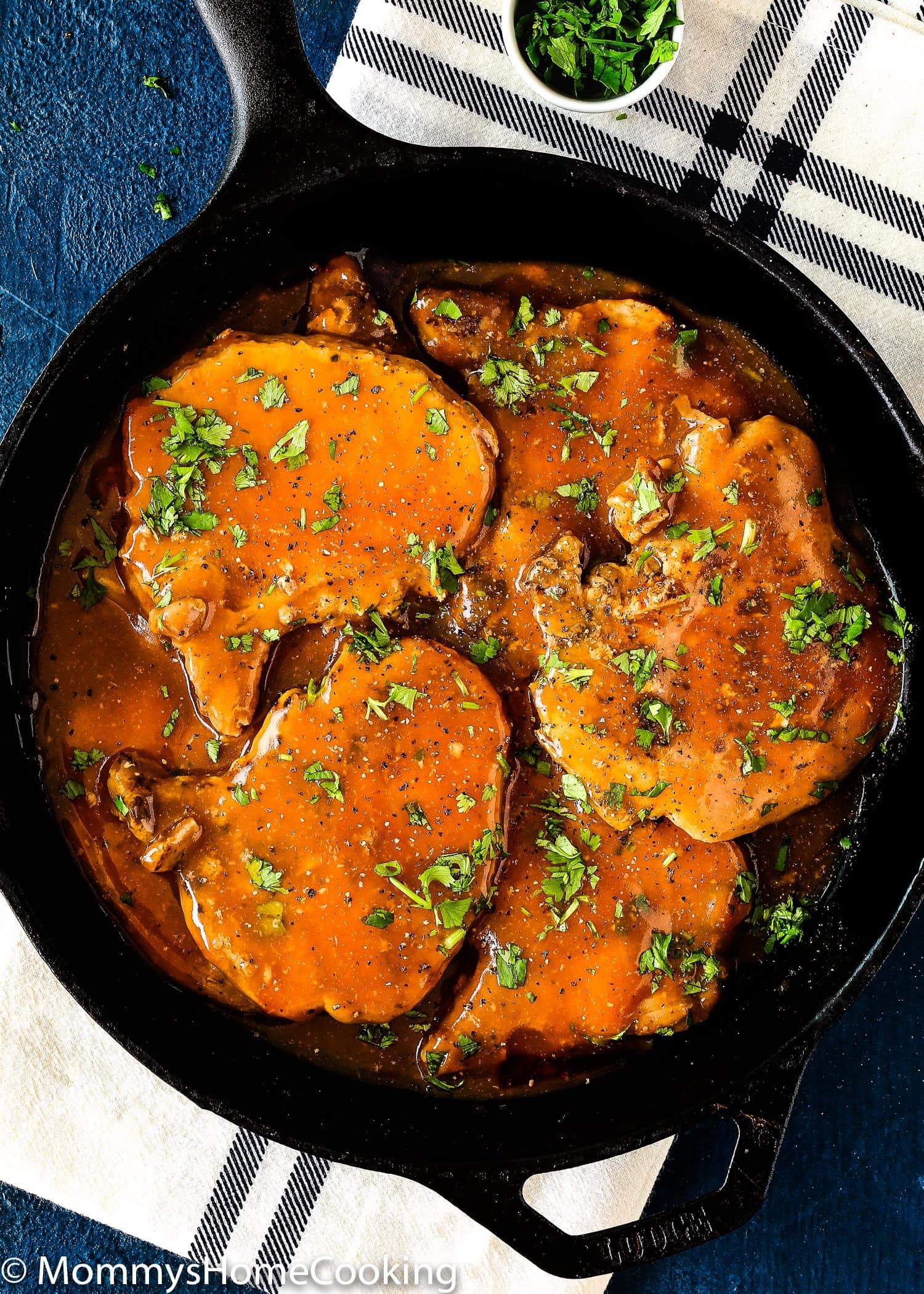 Slow Cooker Beer Pork Chops - Mommy's Home Cooking