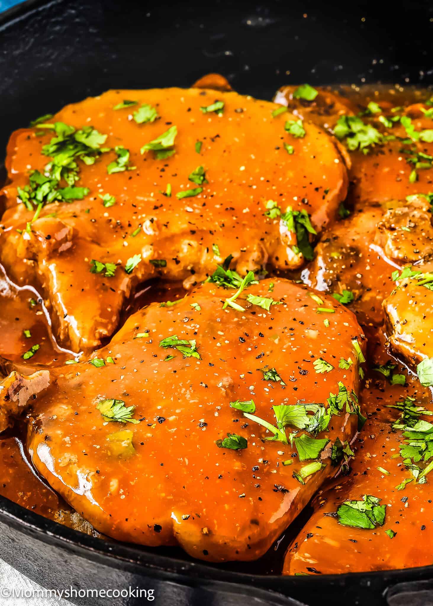 Slow Cooker Beer Pork Chops - Mommy's Home Cooking