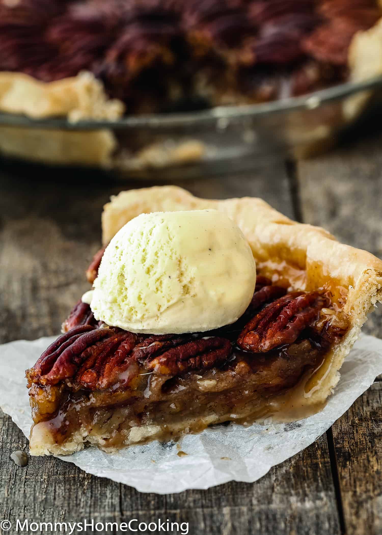 Easy Eggless Pecan Pie - Mommy's Home Cooking