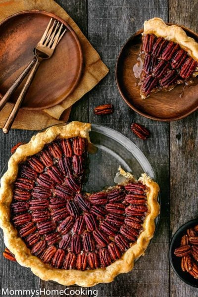 Easy Eggless Pecan Pie | Mommy's Home Cooking