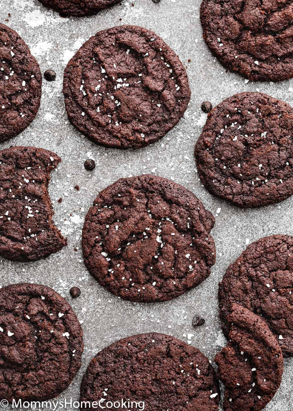 Eggless Dark Chocolate Cookies Mommy s Home Cooking