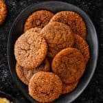 Eggless Soft Molasses Cookies | Mommy's Home Cooking