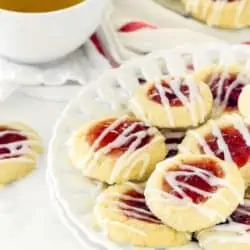 Eggless Thumbprint Cookies | Mommy's Home Cooking