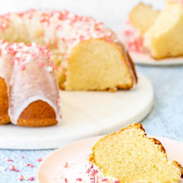 Easy Eggless Vanilla Pound Cake | Mommy's Home Cookng