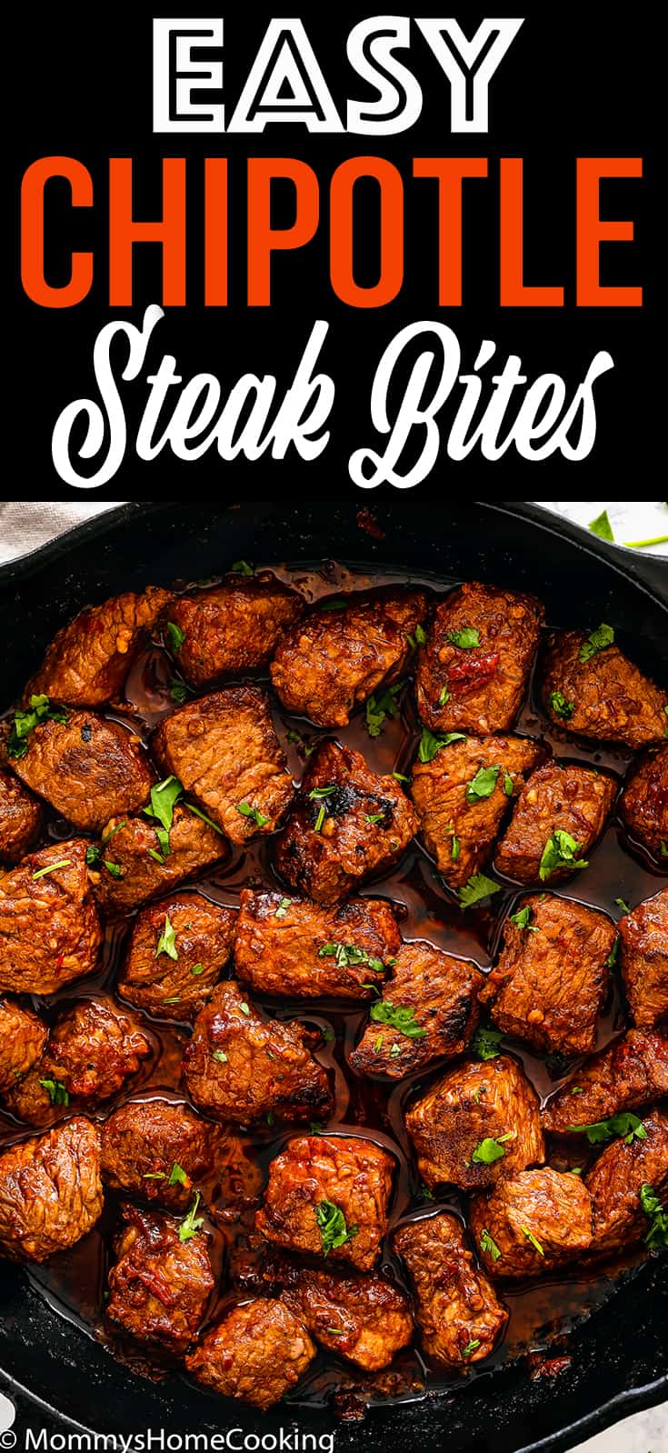easy chipotle steak bites