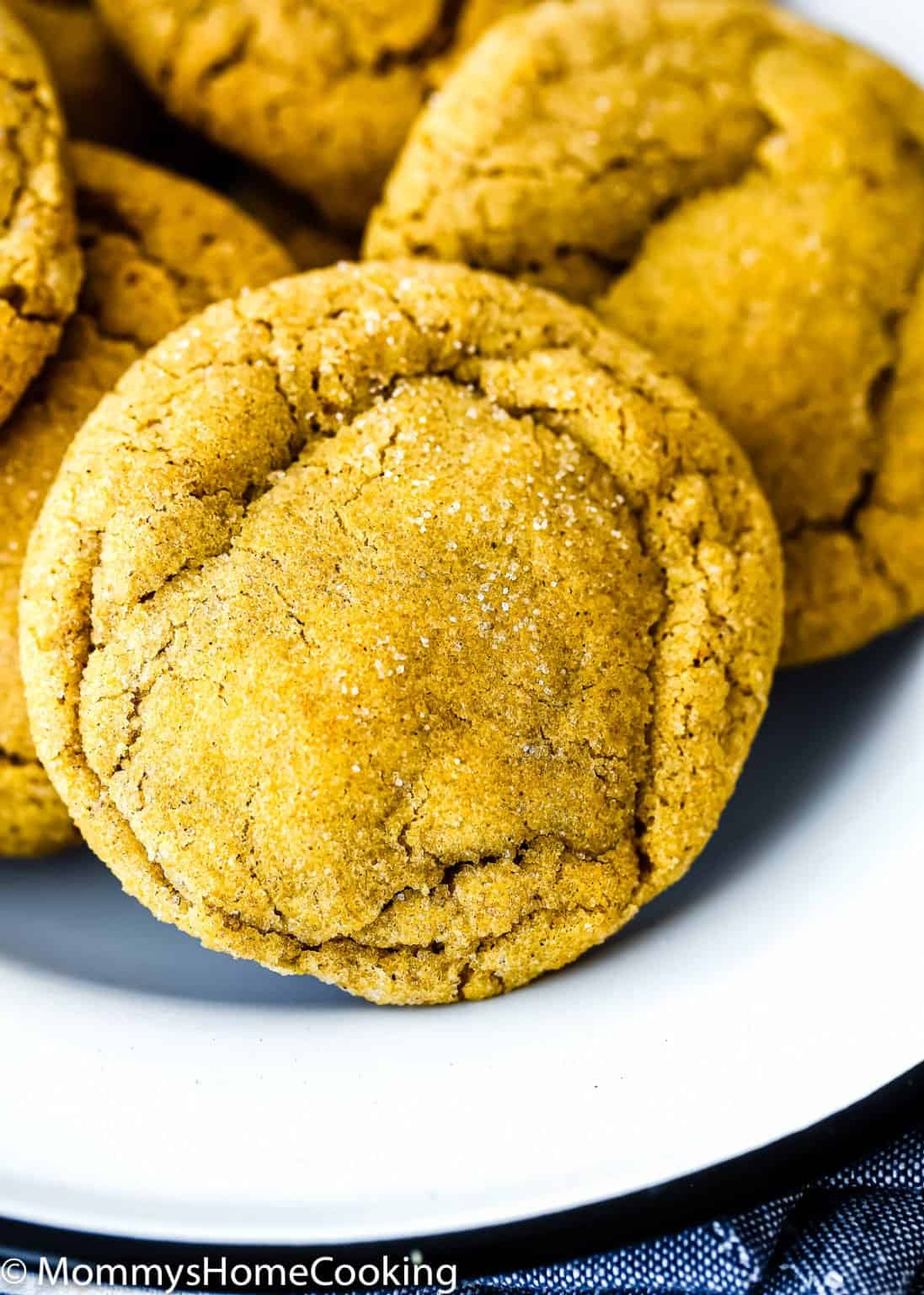 Eggless Pumpkin Snickerdoodles Mommy's Home Cooking