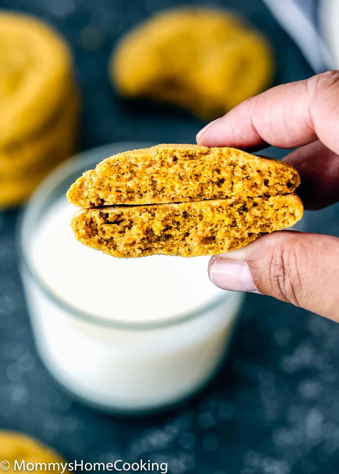 Eggless Pumpkin Snickerdoodles Mommy's Home Cooking