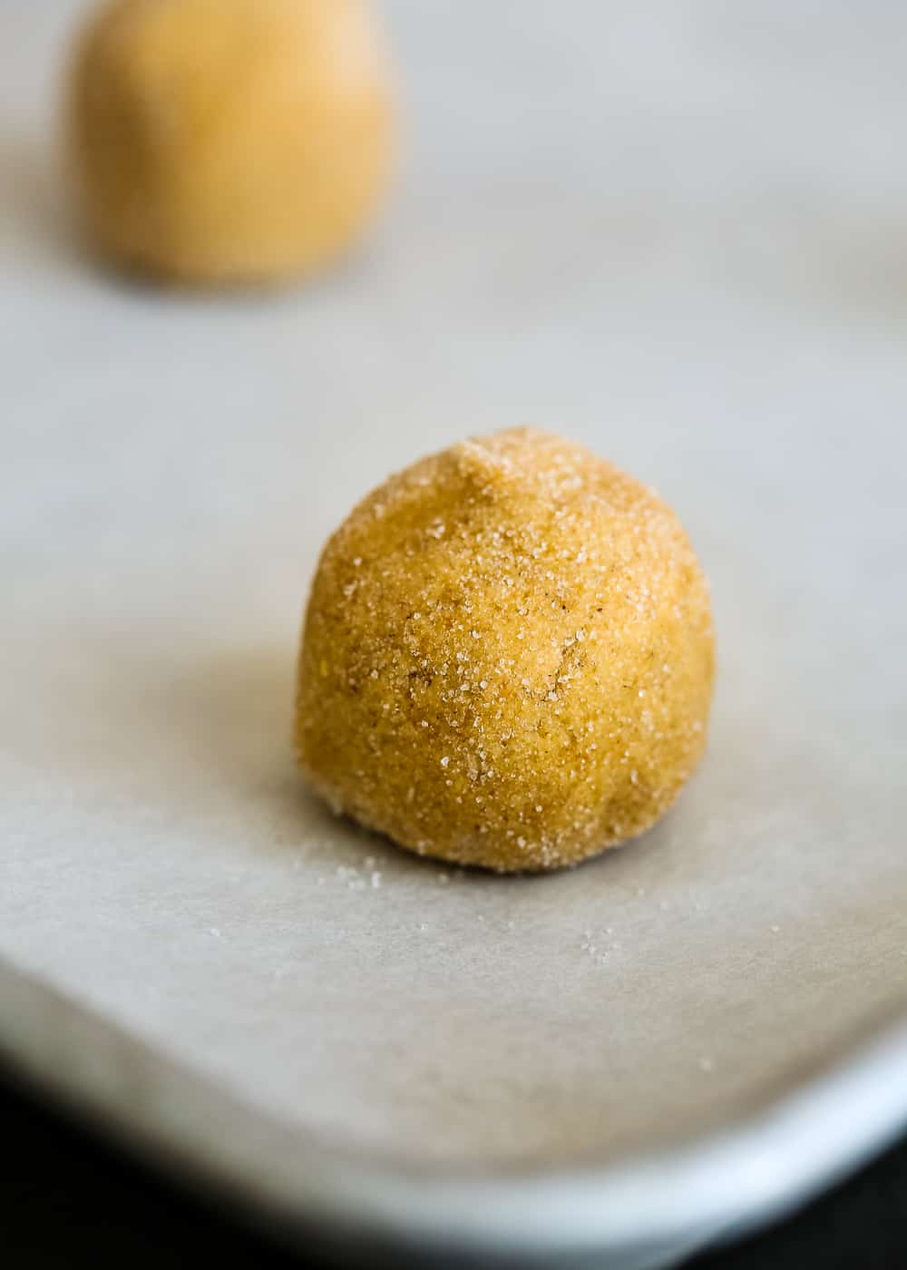 how to roll a Eggless Snickerdoodles Dough into a ball