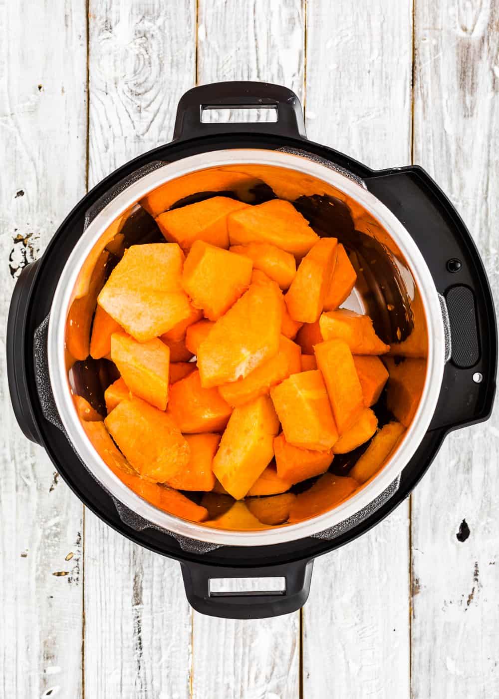 How to make pumpkin soup in the Instant pot step 1