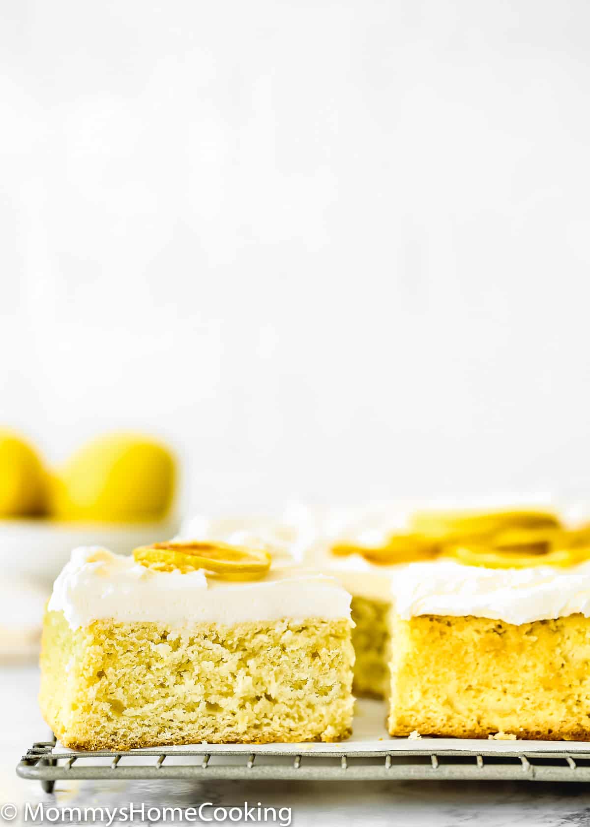Eggless Lemon Cake slice