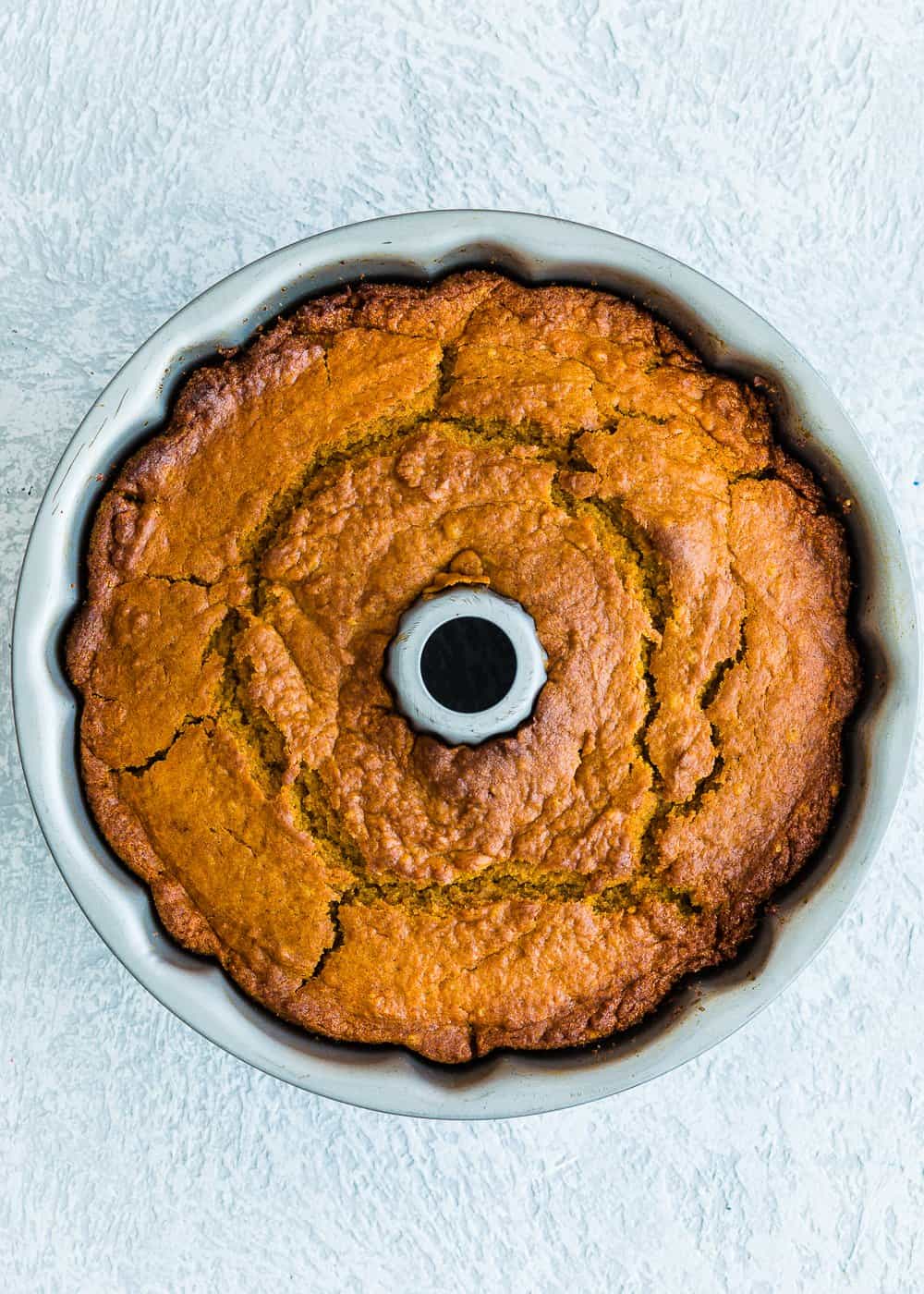 How to make eggless pumpkin cake step 5