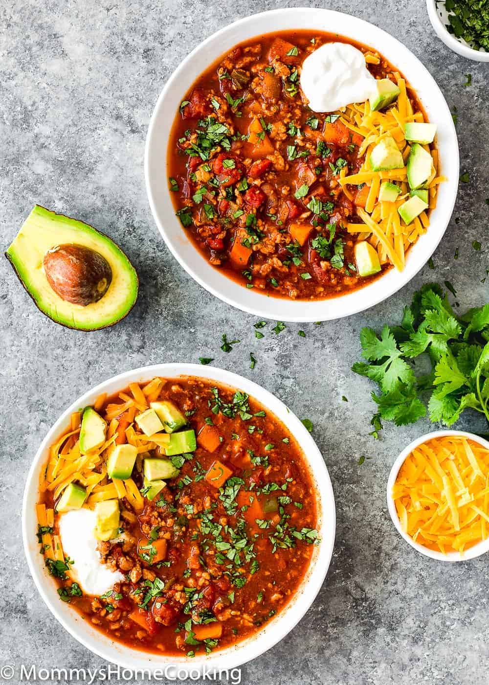 Healthy Low Carb Turkey Chili Video Mommy S Home Cooking