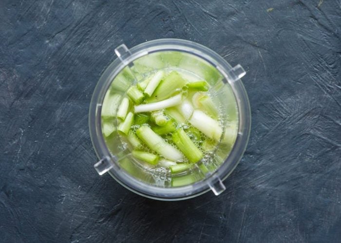 How To Make Green Onion Vinaigrette Step By Step 2