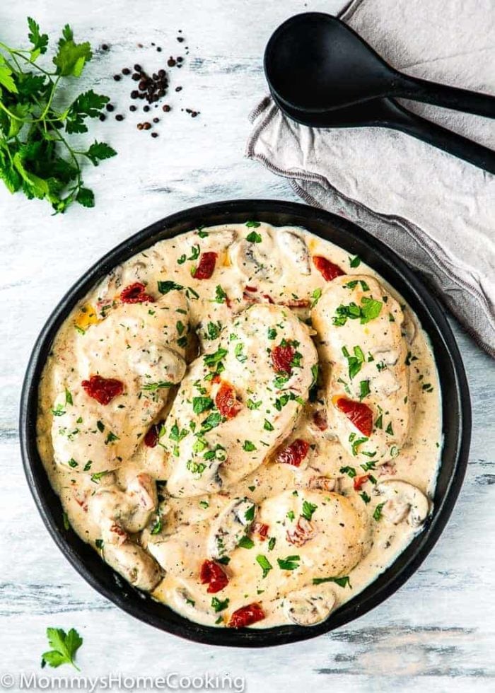 Instant Pot Creamy Chicken With Mushrooms - Mommy's Home Cooking