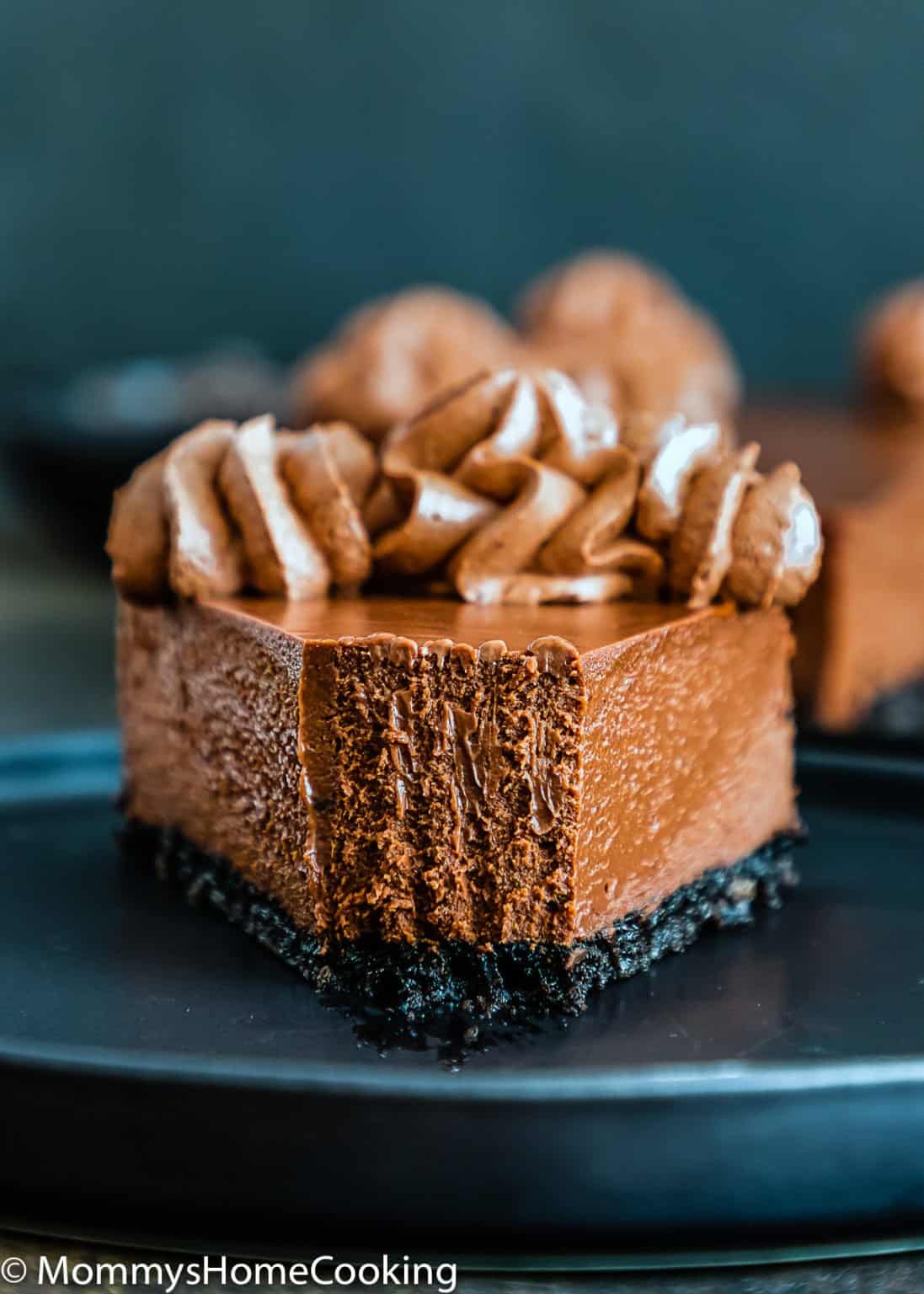 Eggless Chocolate Cheesecake Mommy's Home Cooking