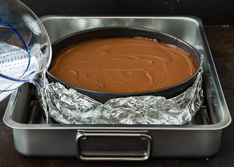 How to make Eggless Chocolate Cheesecake step by step 14