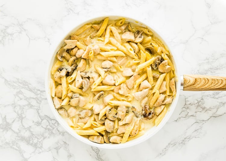 How to make Chicken Tetrazzini in one pot step by step 10