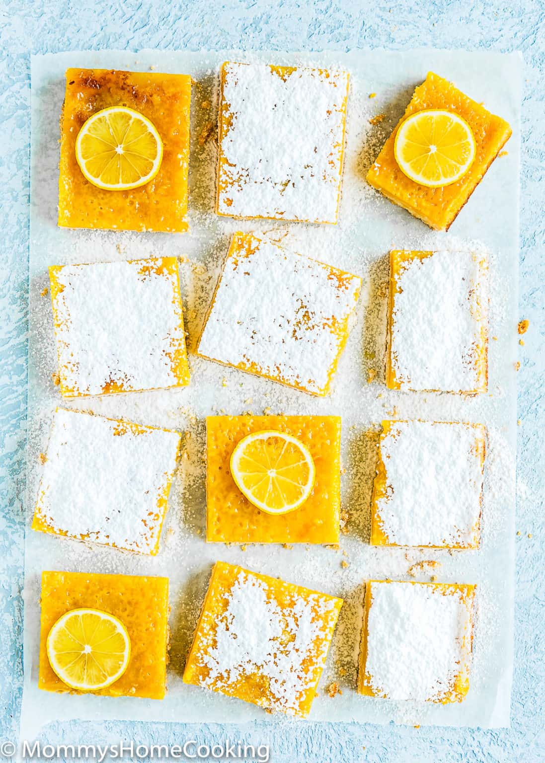 Easy Eggless Lemon Bars - Mommy's Home Cooking