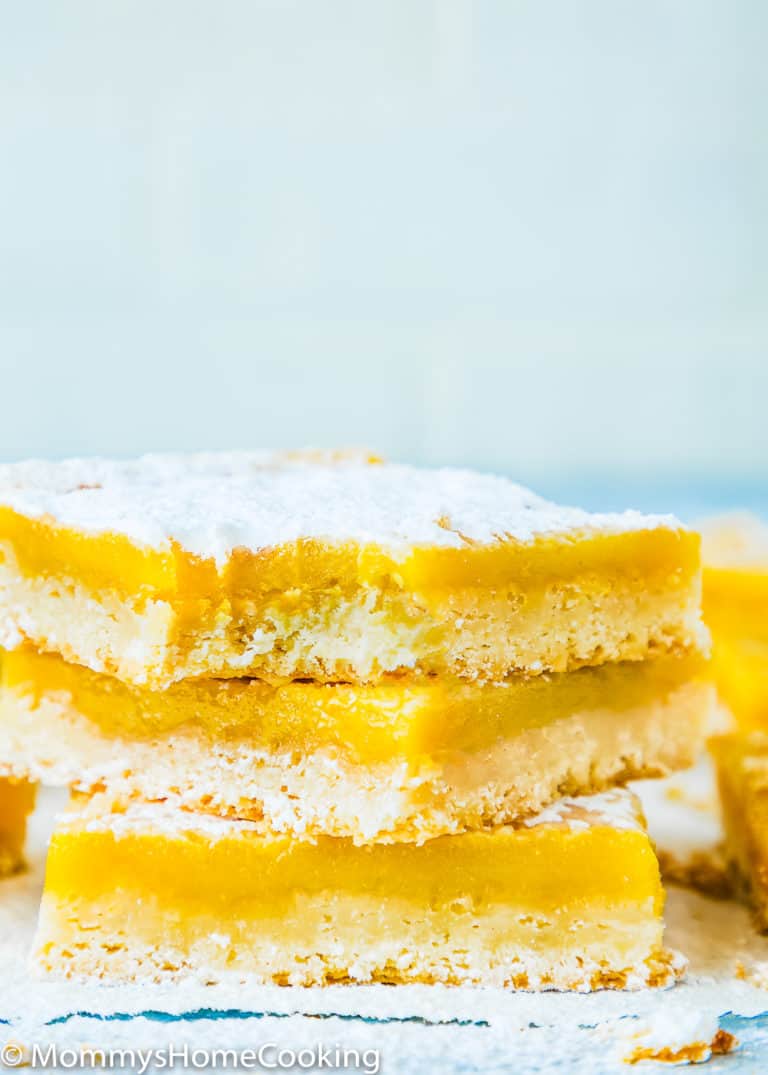 Easy Eggless Lemon Bars Mommy's Home Cooking