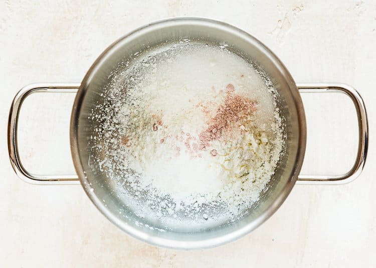 sugar, cornstarch, and salt in a medium saucepan.
