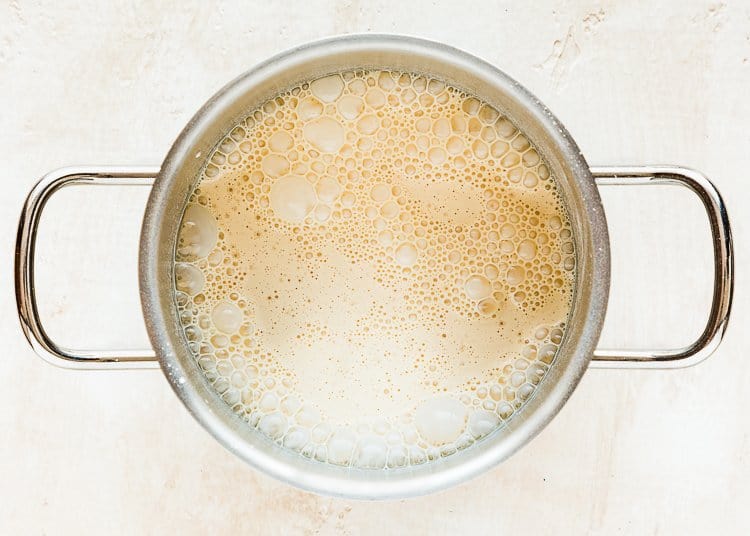 sugar, cornstarch, salt and evaporated milk in a medium saucepan.