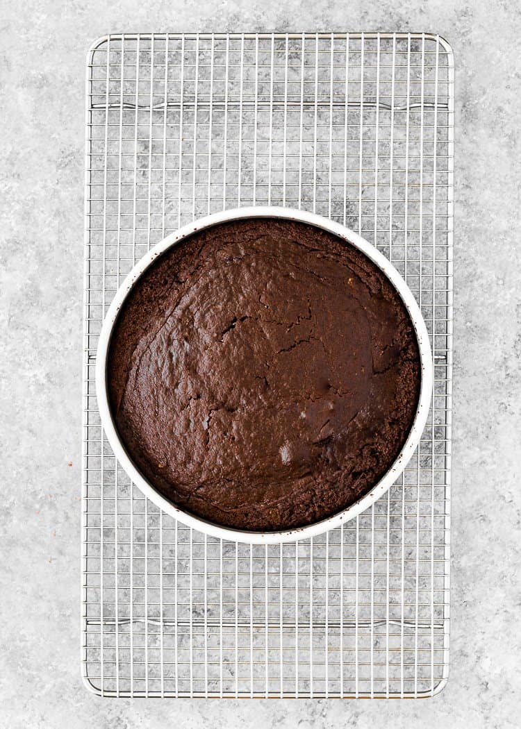 how to make One Bowl Eggless Chocolate Cake step 13