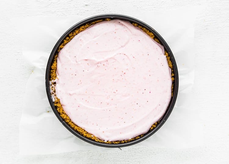 how to make Best No-Bake Strawberry Cheesecake Step 10