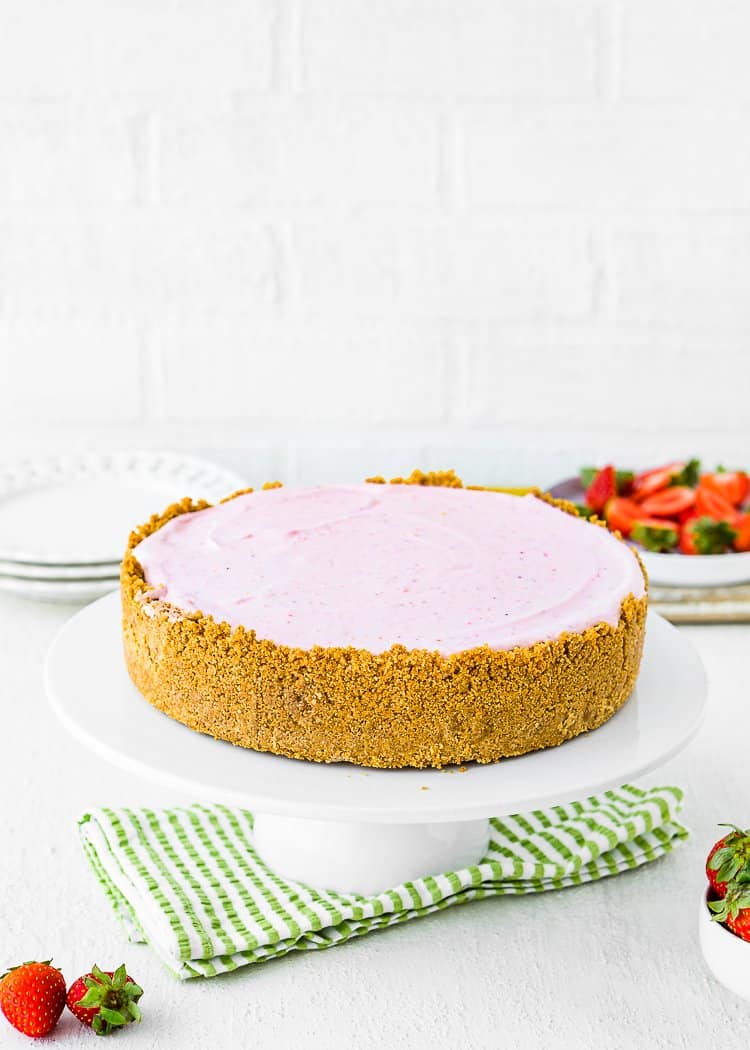 how to make Best No-Bake Strawberry Cheesecake Step 11