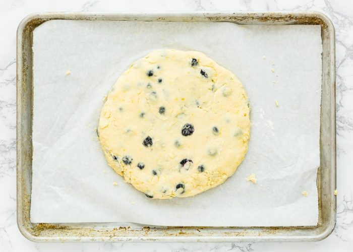 How to make Eggless Blueberry Scones step 11