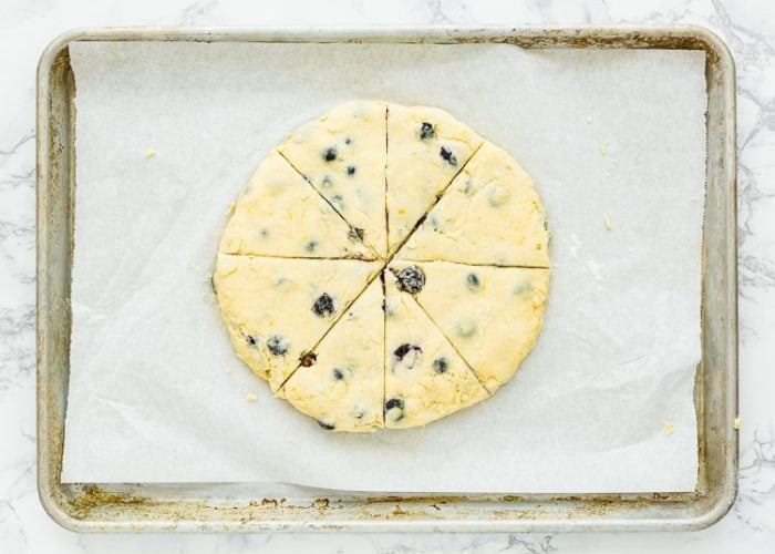 How to make Eggless Blueberry Scones step 12