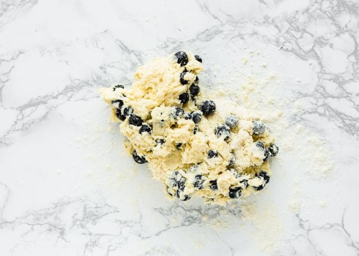 How to make Eggless Blueberry Scones step 9