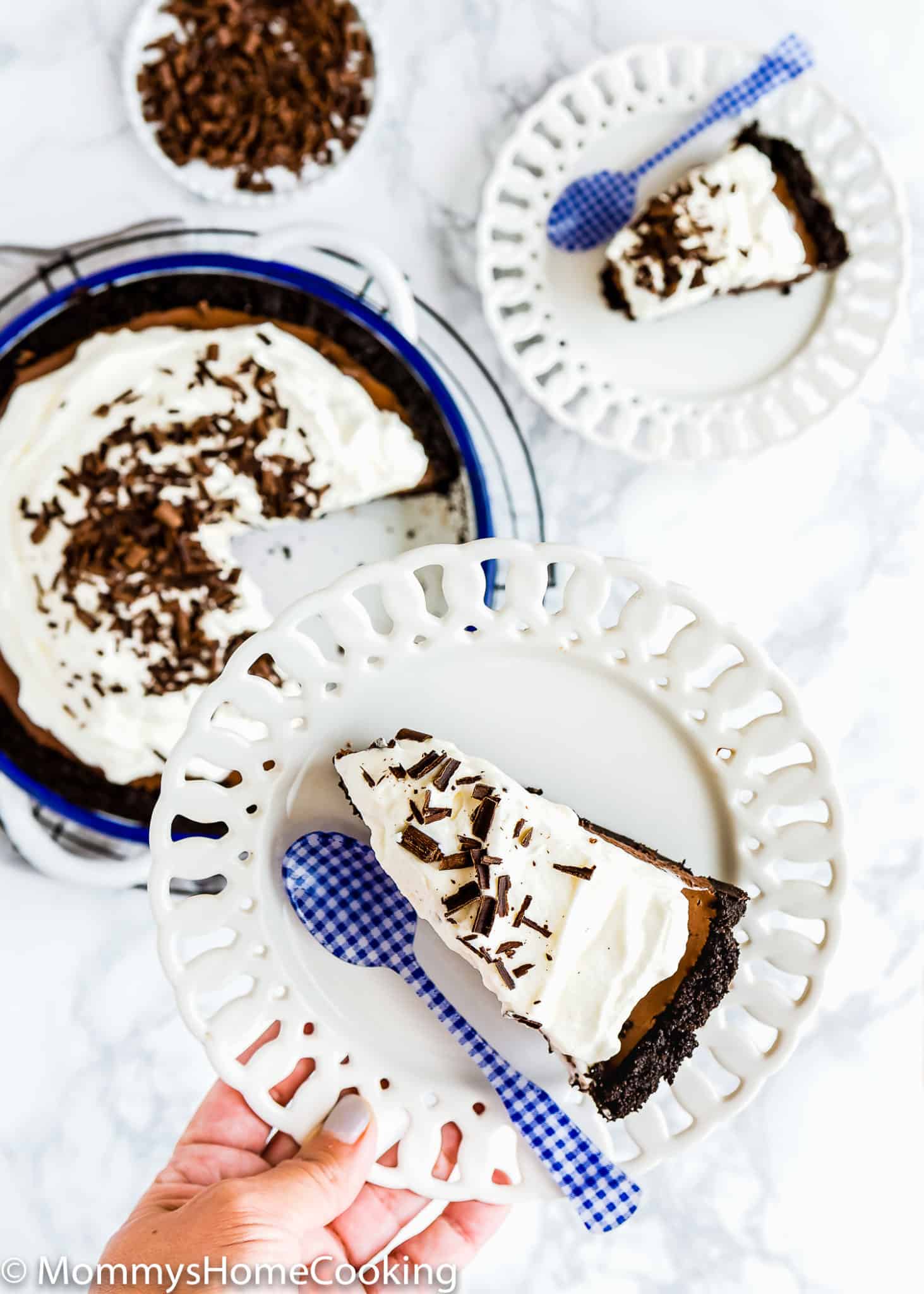 NoBake Eggless Chocolate Cream Pie Mommy's Home Cooking