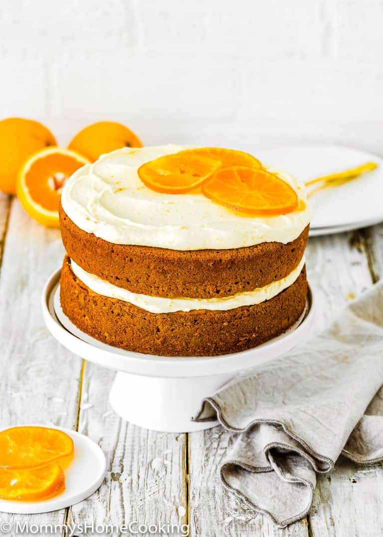 Easy Eggless Orange Cake Mommy S Home Cooking