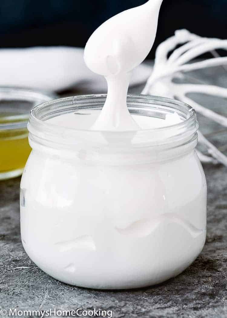 Homemade Eggless Marshmallow Fluff - Mommy's Home Cooking