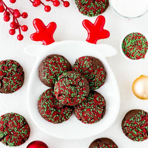 Easy Eggless Cake Mix Christmas Cookies - Mommy's Home Cooking