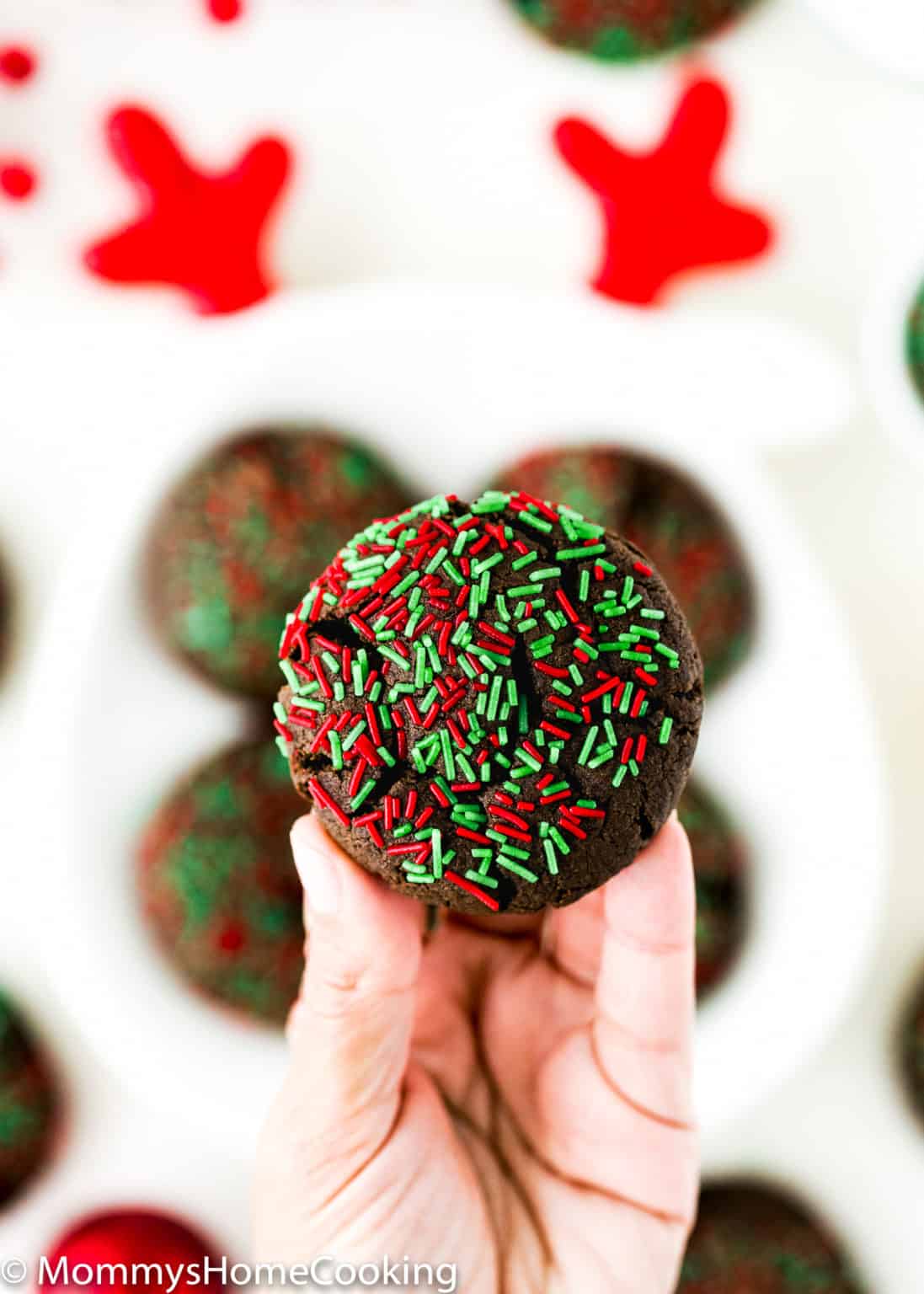 Easy Eggless Cake Mix Christmas Cookies - Mommy's Home Cooking