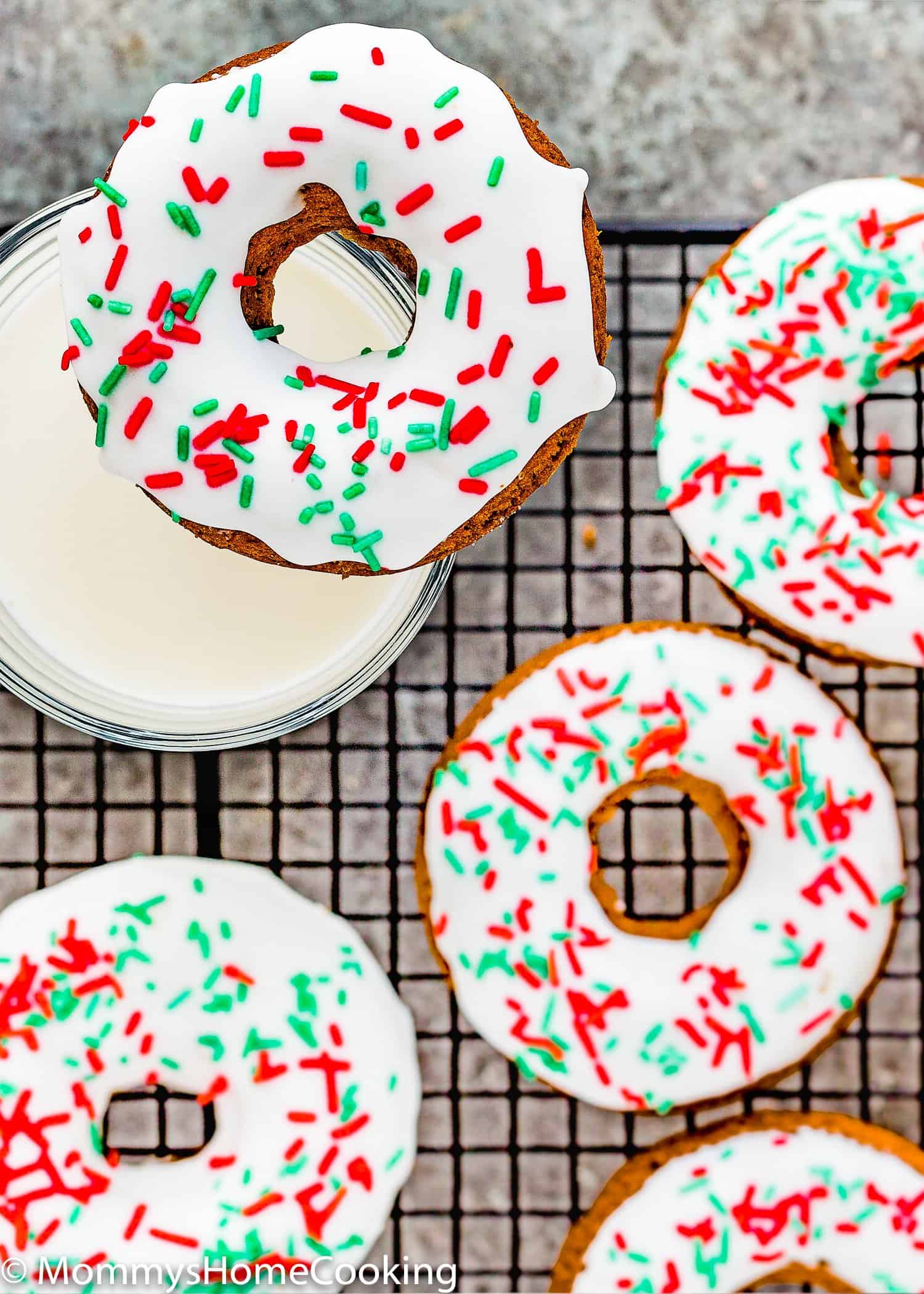 Eggless Gingerbread Donuts 5