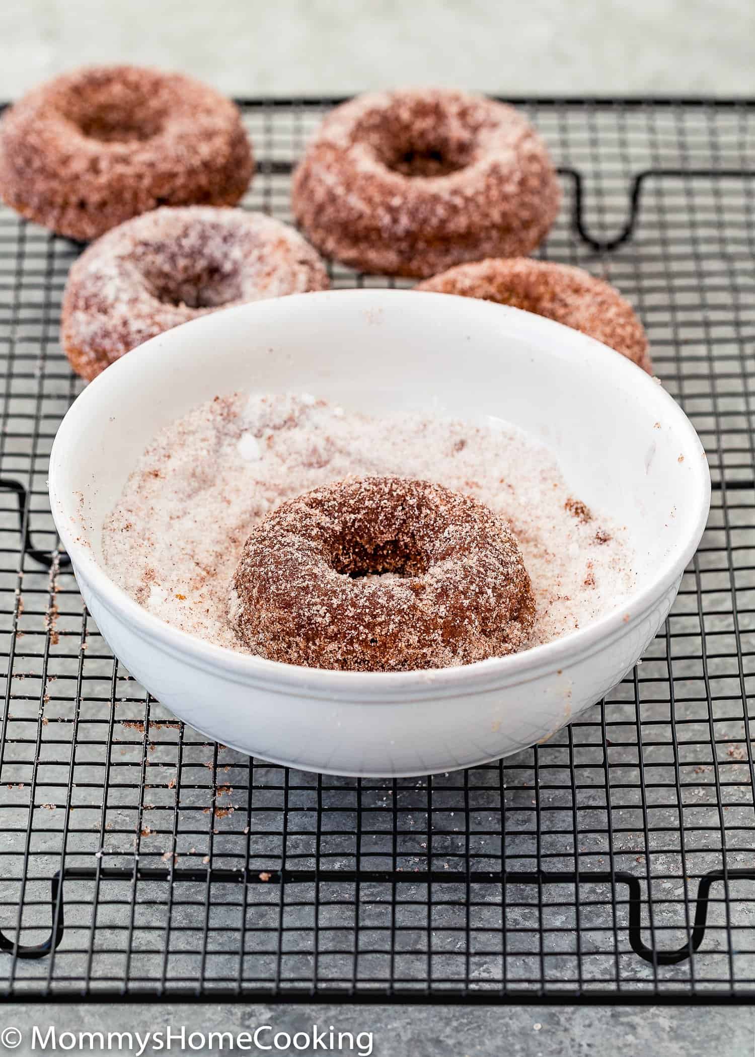 Eggless Gingerbread Donuts 6