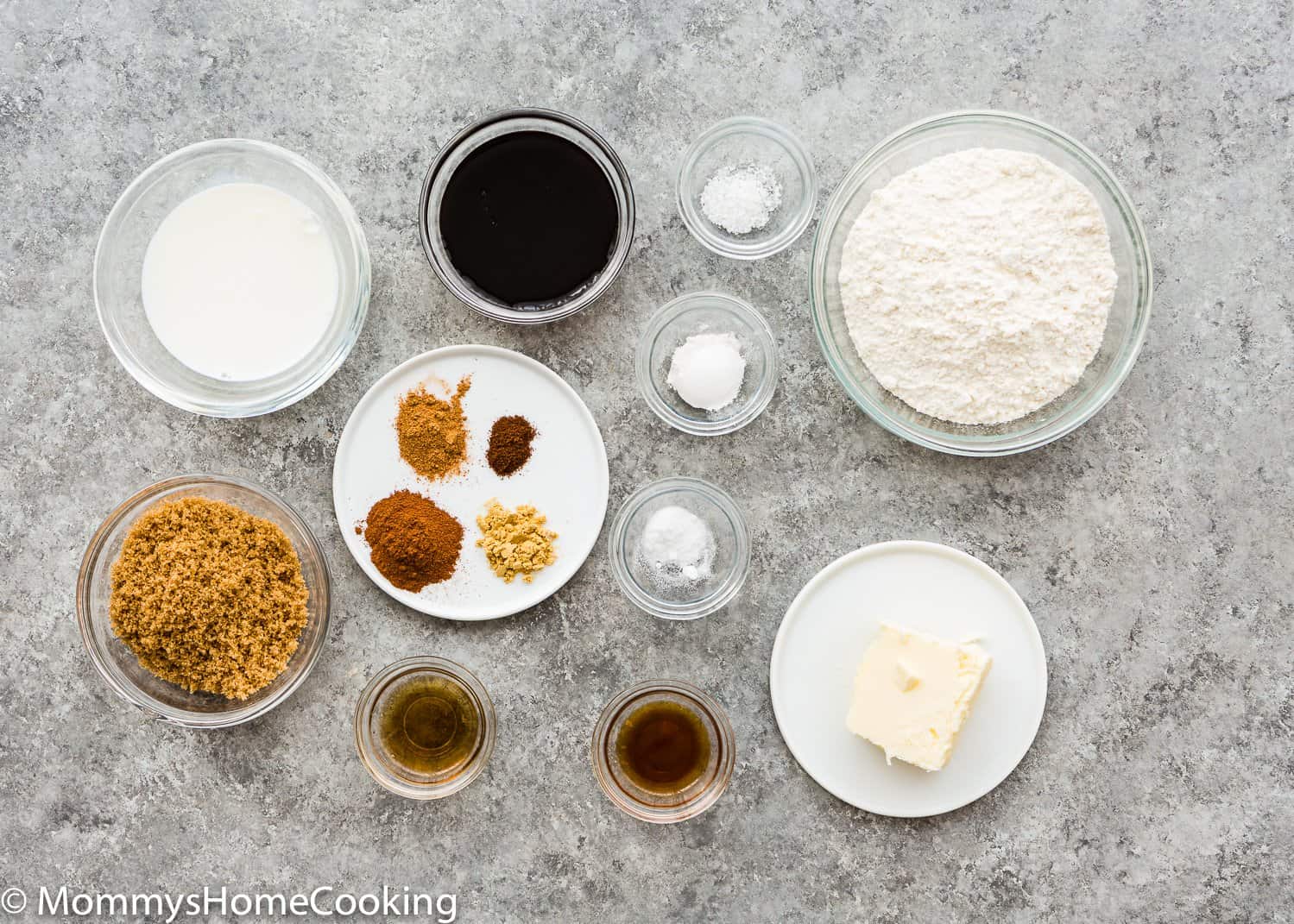 Eggless Gingerbread Donuts Ingredients